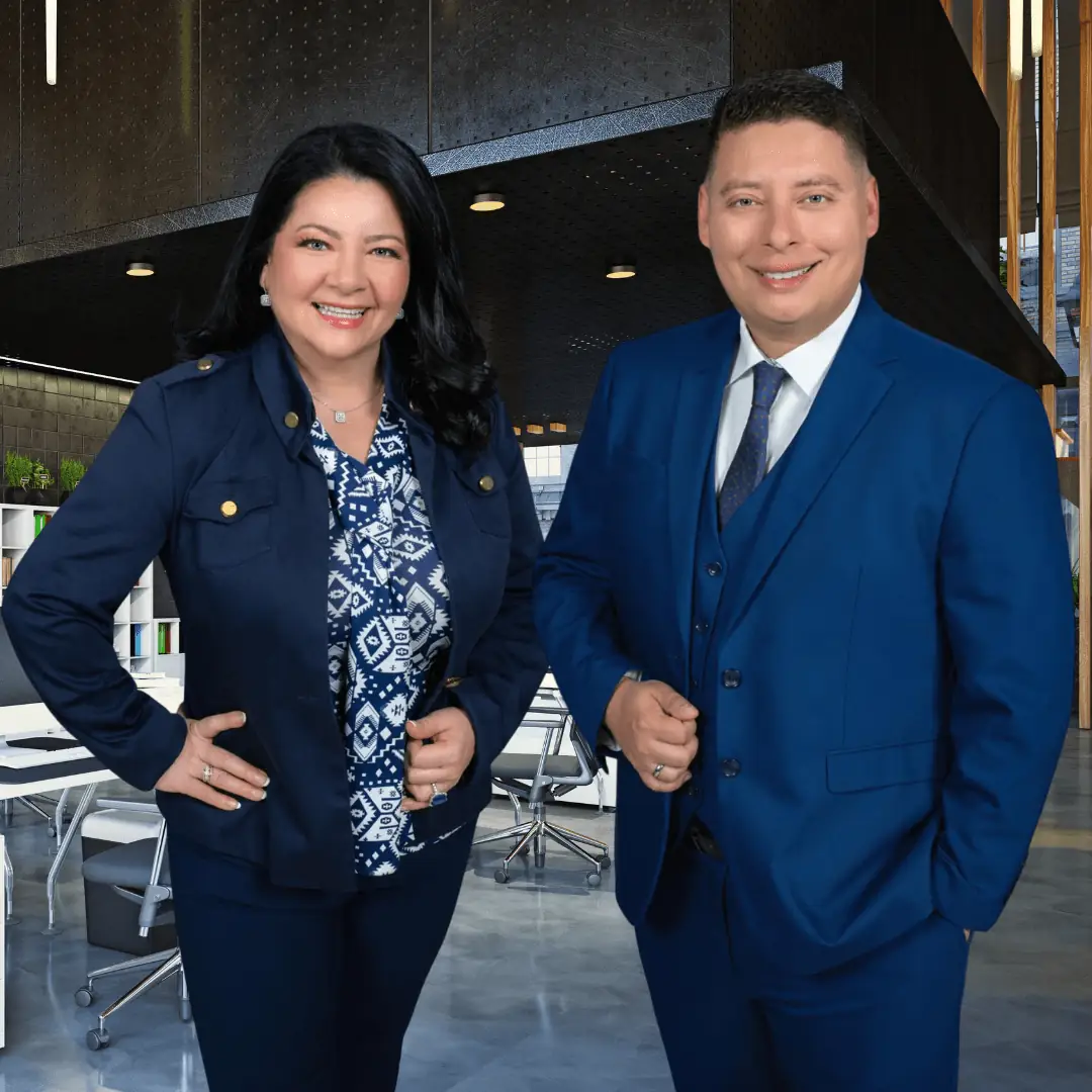 Blanca Armada and Michael Arce